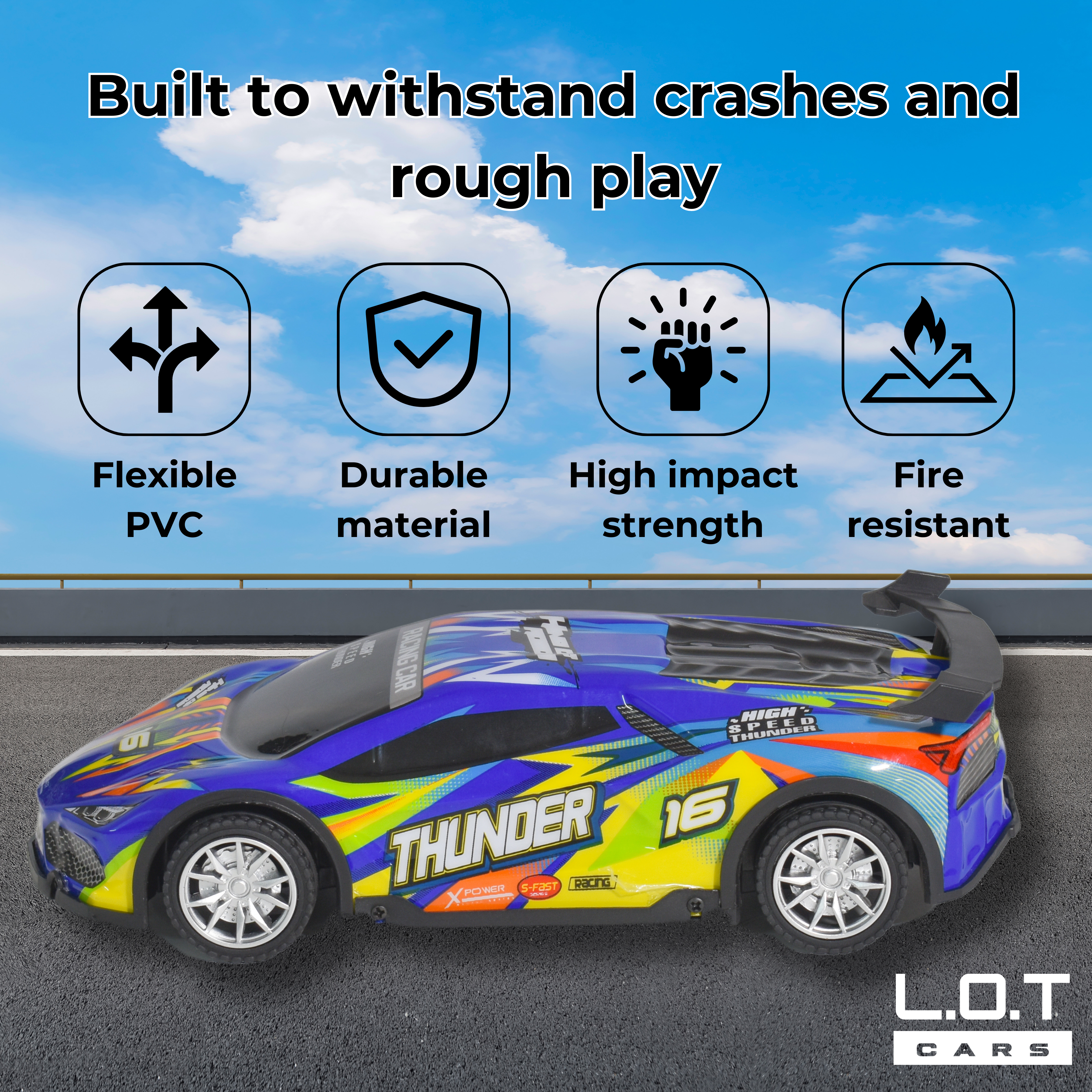 Thunder - Remote Control Race Car with Lights