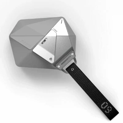 Vazico Geometric Case for AirPods Pro Series Lock & Lanyard - Gray