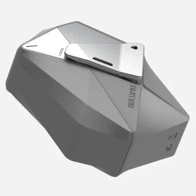 Vazico Geometric Case for AirPods Pro Series Lock & Lanyard - Gray