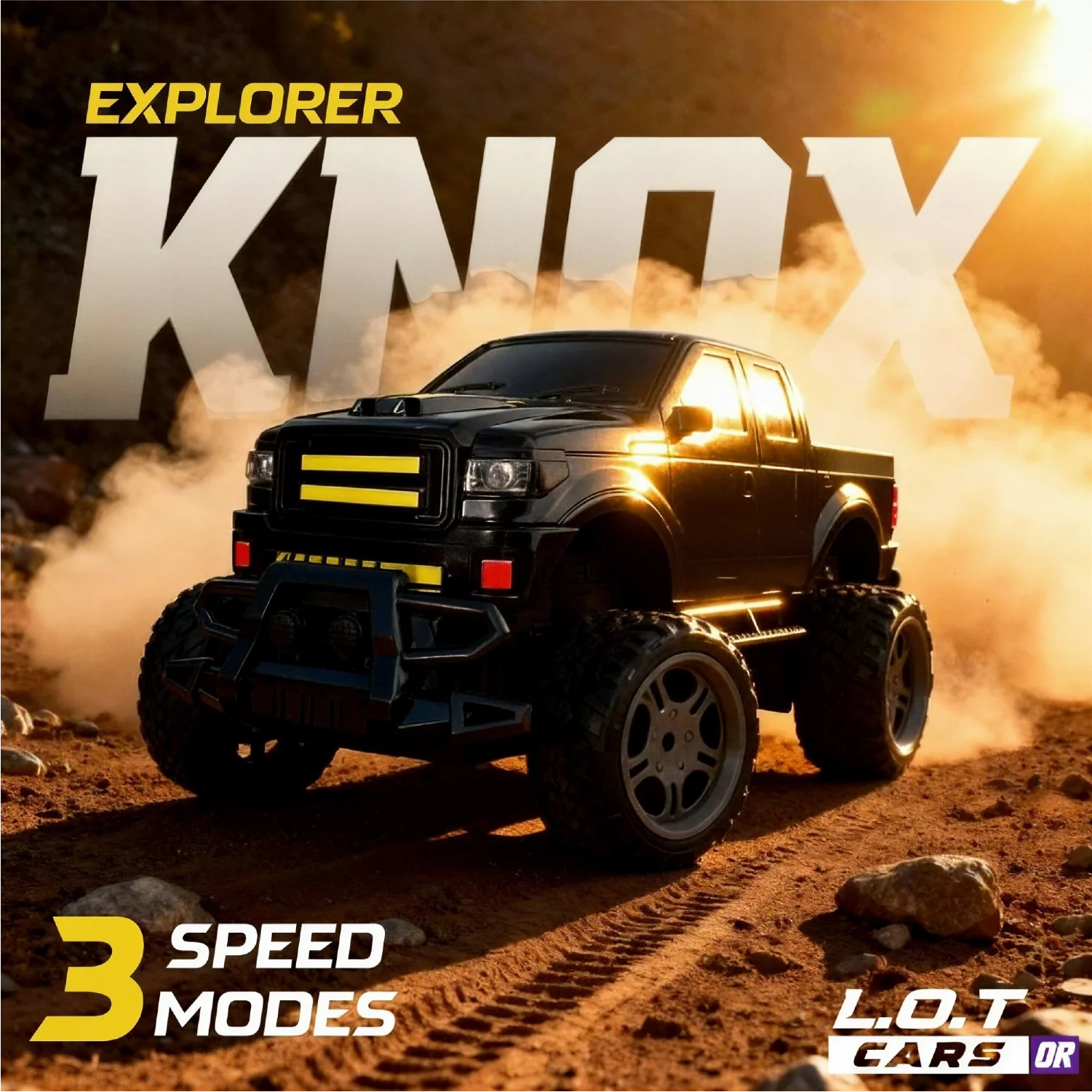 Knox - Semi-Hobby Grade Off Road Remote Control Jeep and RC Truck