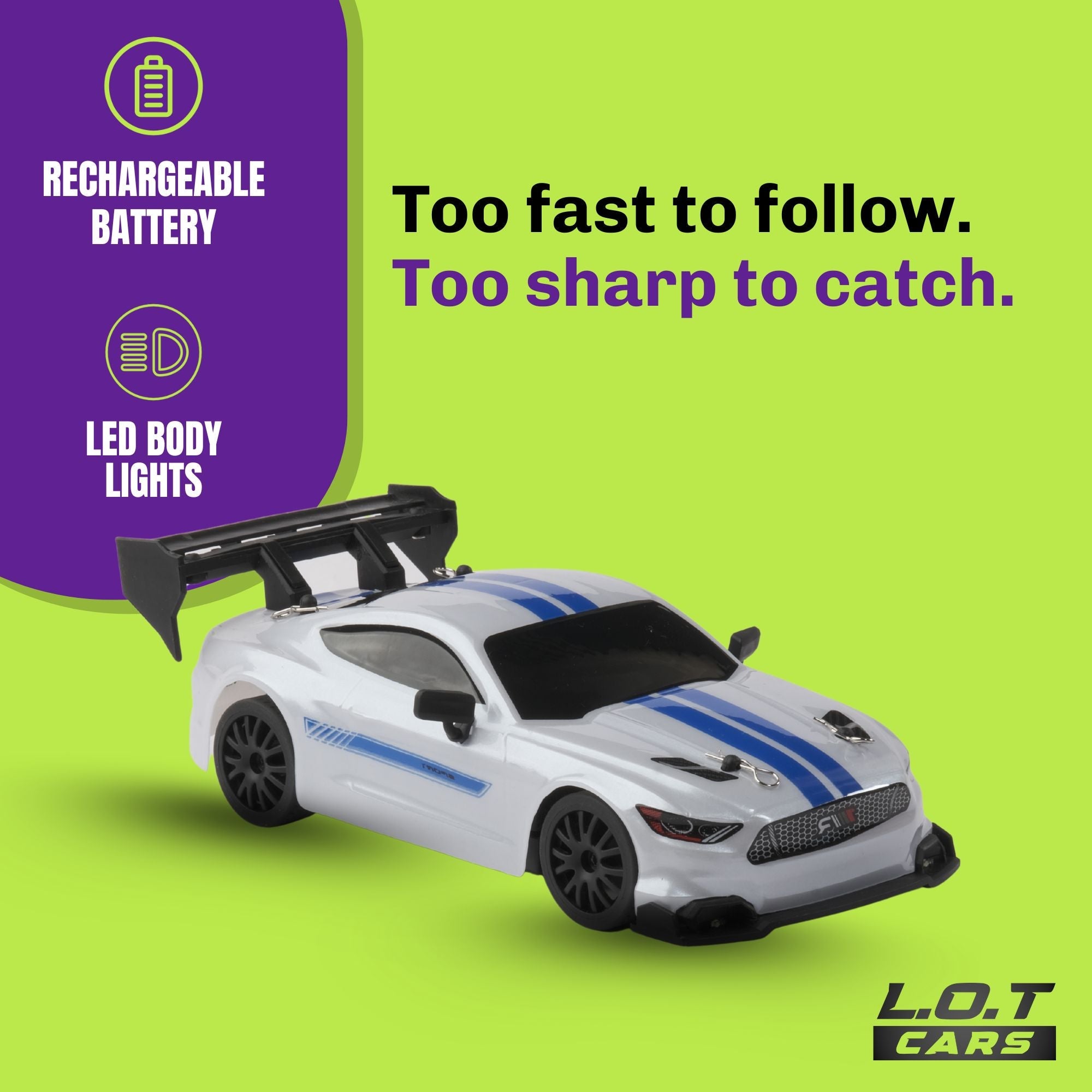 Ghost - Semi-Hobby Grade RC Drift Car with Lights