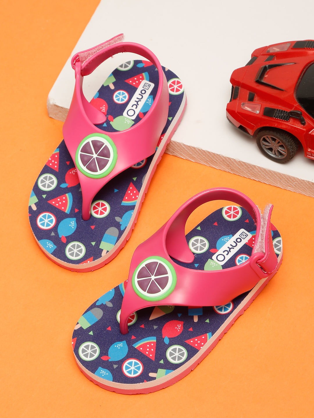 Premium Watermelon Candy Flip-flops - Pink (Girls)