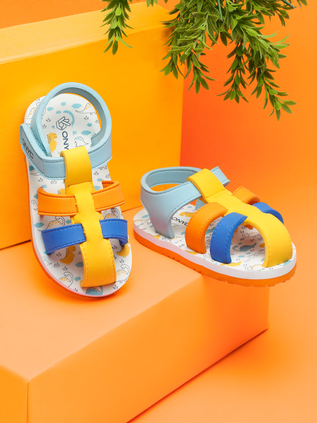 ONYC Premium Dino Sandals For Boys