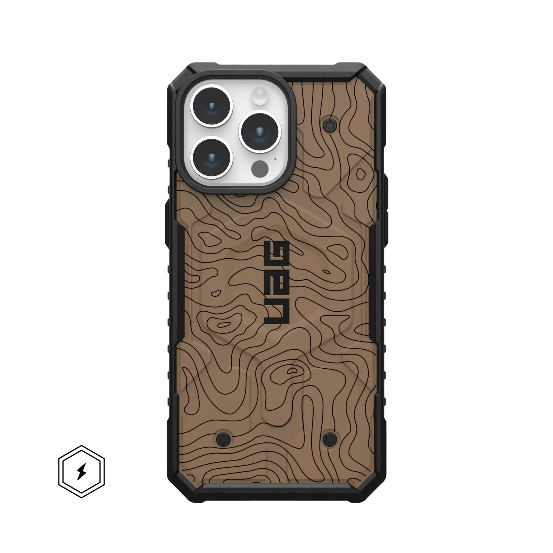 PATHFINDER CASE WITH MAGSAFE - FDE FLAT DARK EARTH TOPOGRAPHY