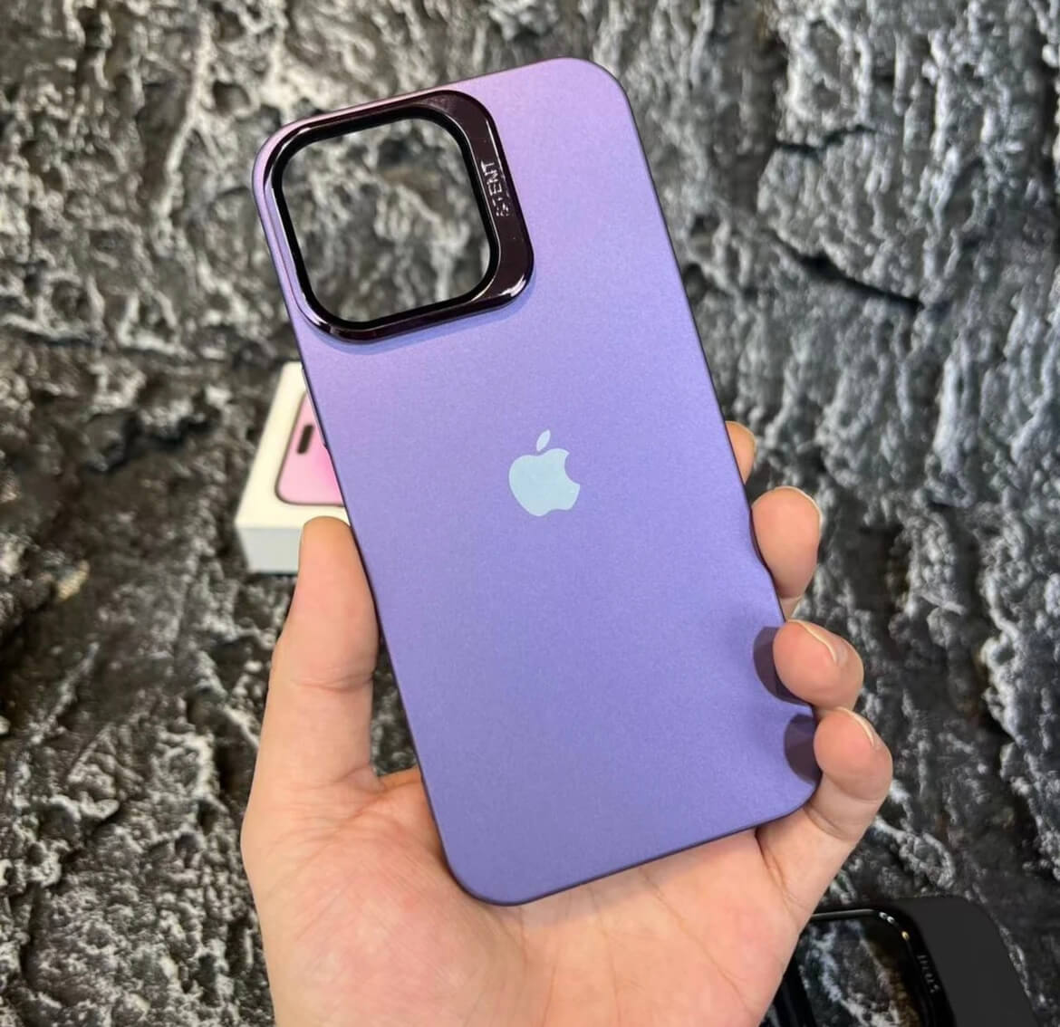 Camera Solid Lens Stand Case For iPhone