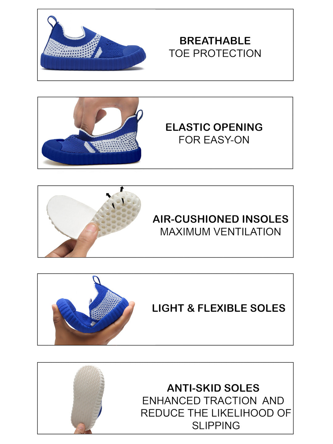 Peppy Toddlers' First Step Shoes - Blue (Unisex)